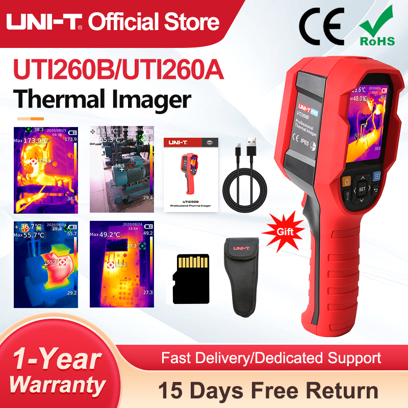 Cámara de imagen térmica UNI-T - Thermal Imaging Camera 256X192 reseña y precio