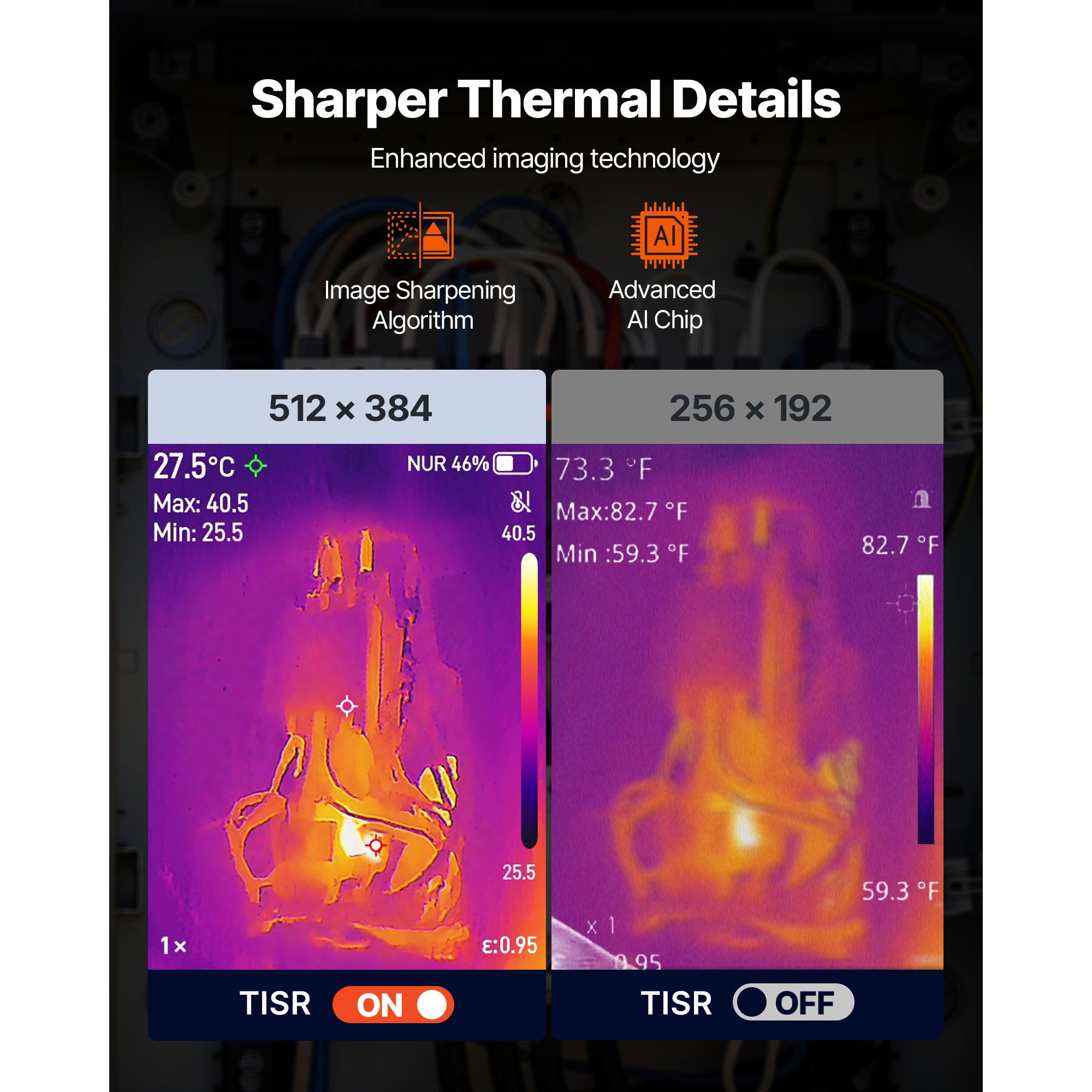 VEVOR Cámara termográfica, sup - Thermal Imaging Camera 256X192 reseña y precio
