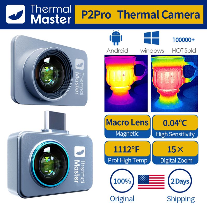 Cámara Termográfica P2//P2Pro  - Infiray P2 Pro Macro Lens reseña y precio