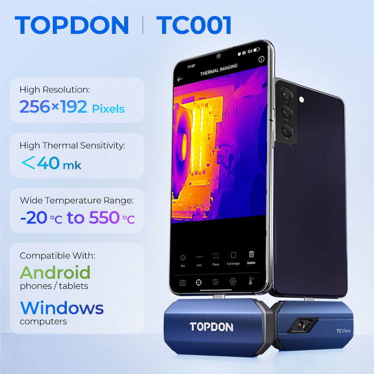 TOPDON Fabricante ODM OEM TC00 - Topdon Tc001 Thermal Camera reseña y precio