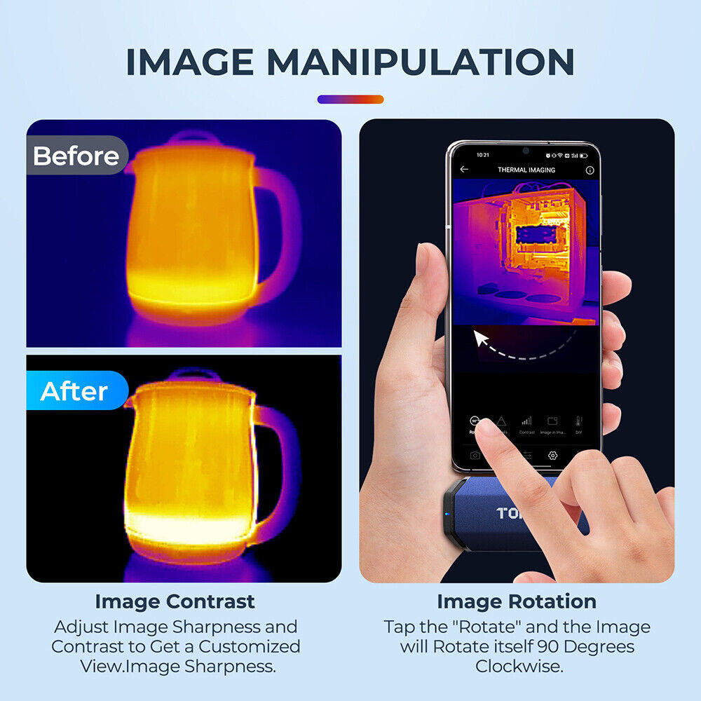 Cámara de imagen térmica TOPDO - Topdon Tc001 Thermal Camera reseña y precio