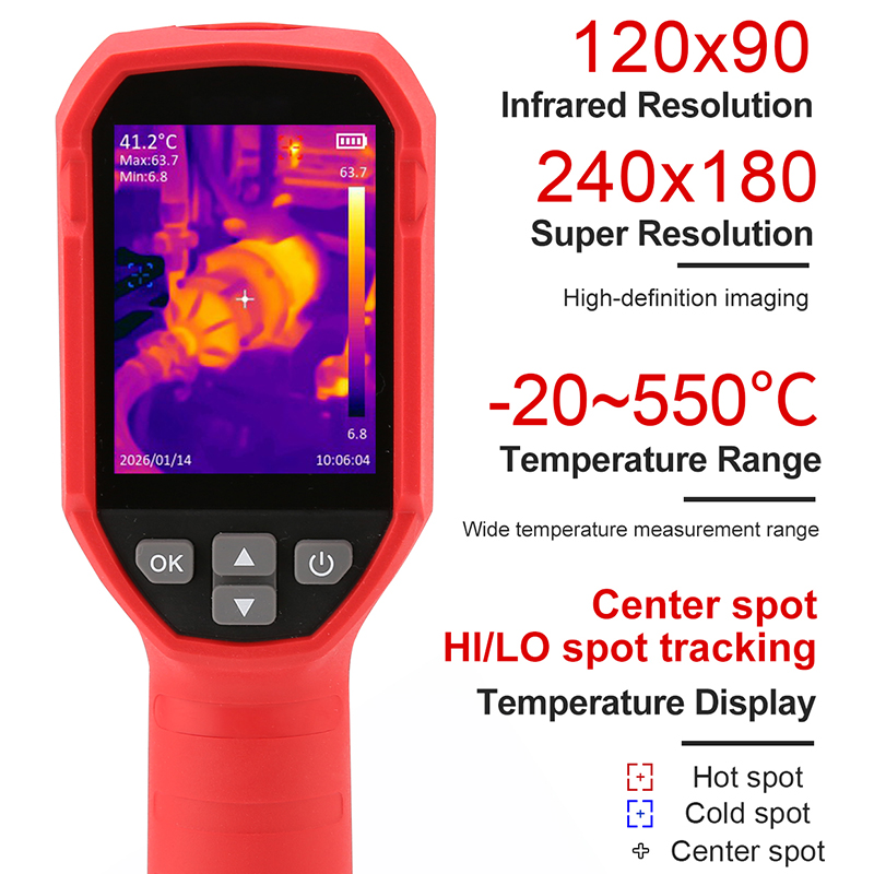 Cámara termográfica UNI-T UTI1 - Nf 521 Thermal Imaging Camera reseña y precio