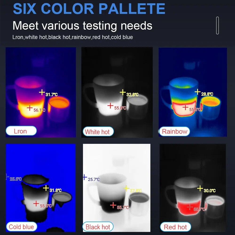 TOOLTOP T7 256*192 Android tip - Infiray P2 Pro Macro Lens reseña y precio