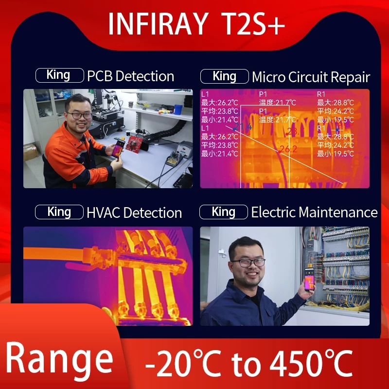 InfiRay T2S Plus cámara termog - Thermal Imager Pcb Repair reseña y precio