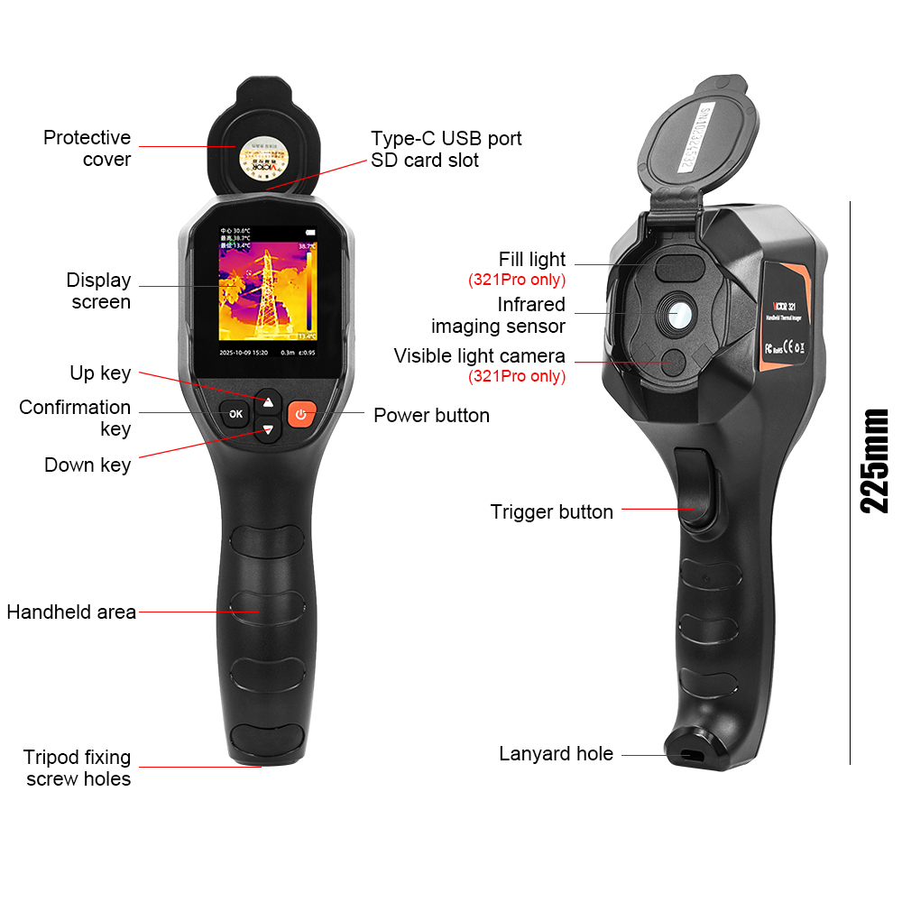 Cámara Termográfica Infrarroja - Nf 521 Thermal Imaging Camera reseña y precio