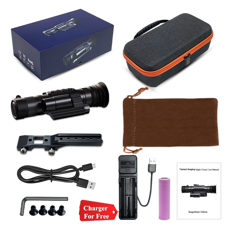 Alcance de visión nocturna tér - Thermal Scope Night Vision Monocular reseña y precio