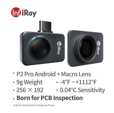 Indolay P2 Pro cámara térmica  - Infiray P2 Pro Macro Lens reseña y precio
