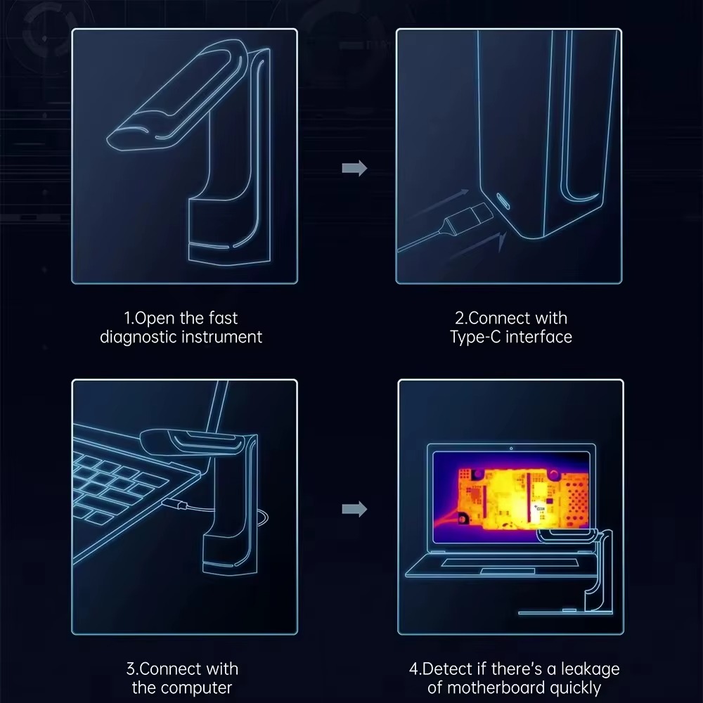 Cámara de Imagen Térmica Infra - Shortcam Thermal Imaging Pcb reseña y precio