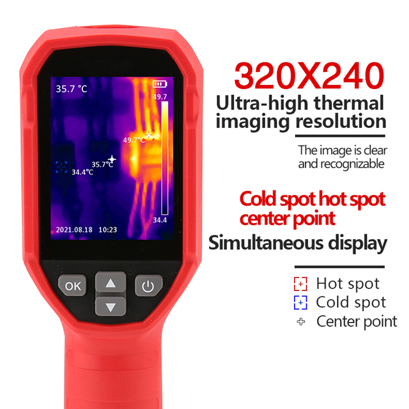 Cámara Termográfica UNI-T UTI1 - Nf 521 Thermal Imaging Camera reseña y precio
