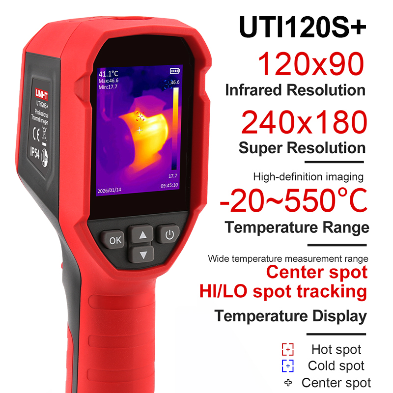 Cámara Termográfica UNI-T UTI1 - Nf 521 Thermal Imaging Camera reseña y precio