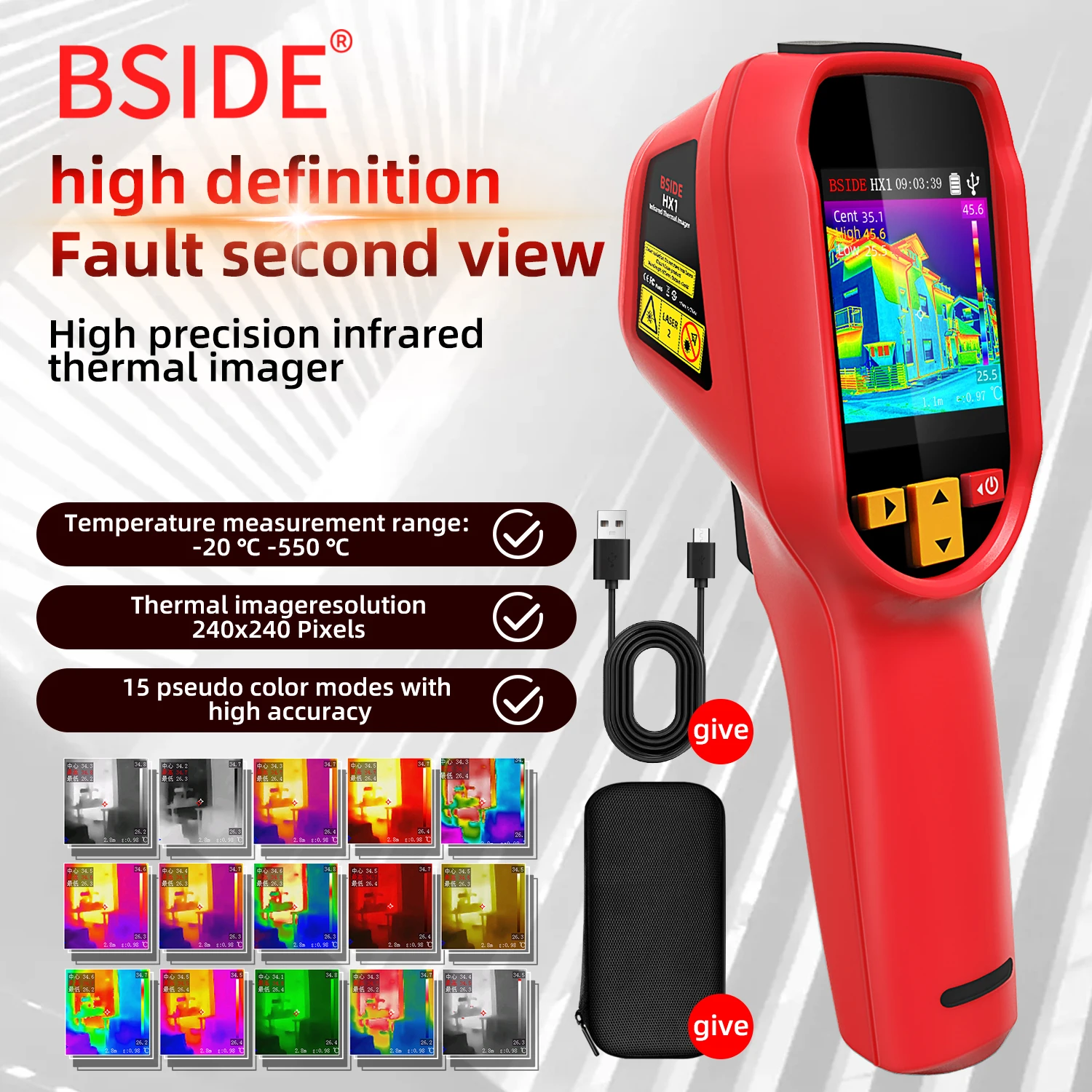 Cámara Termográfica BSIDE HX1  - Thermal Imager Pcb Repair reseña y precio