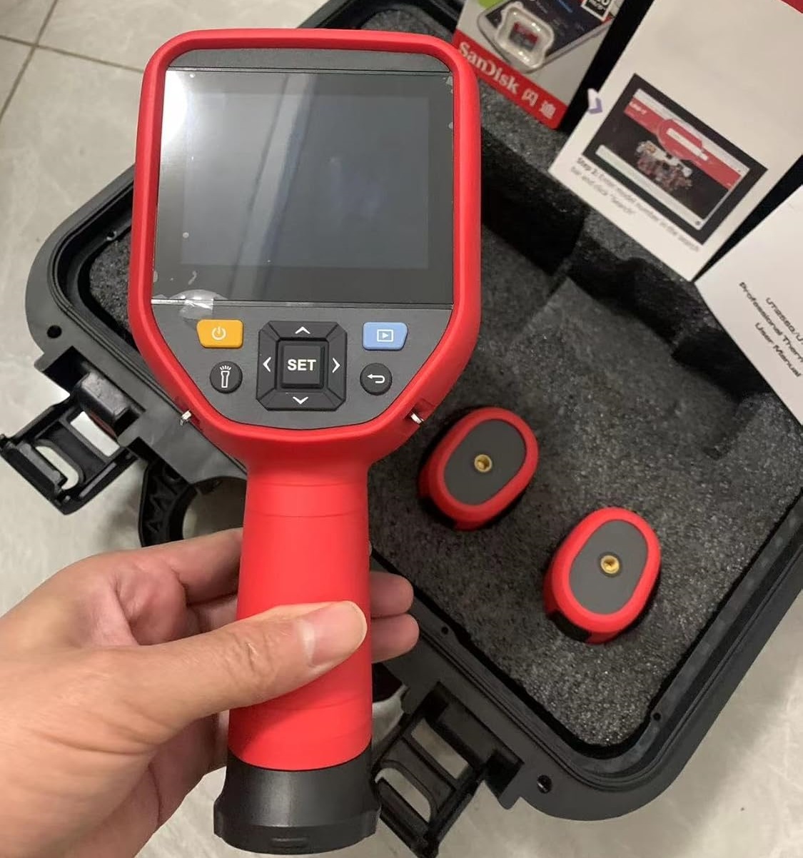 Cámara Termográfica Profesiona - Thermal Camera Type C 384X288 reseña y precio