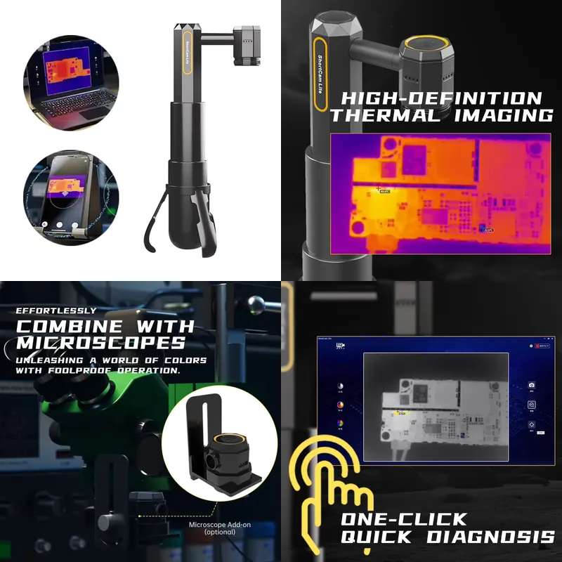 Marca LANGCHI, 4.ª Generación  - Shortcam Thermal Imaging Pcb reseña y precio