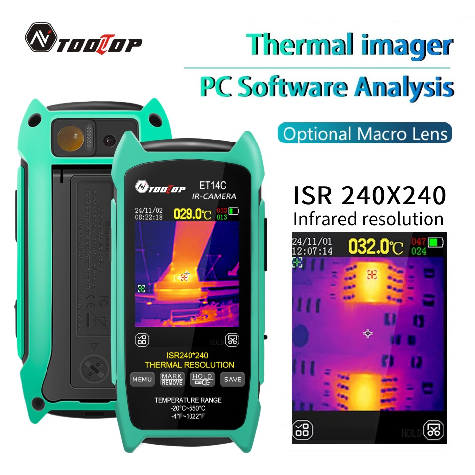 TOOLTOP ET14C cámara termográf - Nf 521 Thermal Imaging Camera reseña y precio