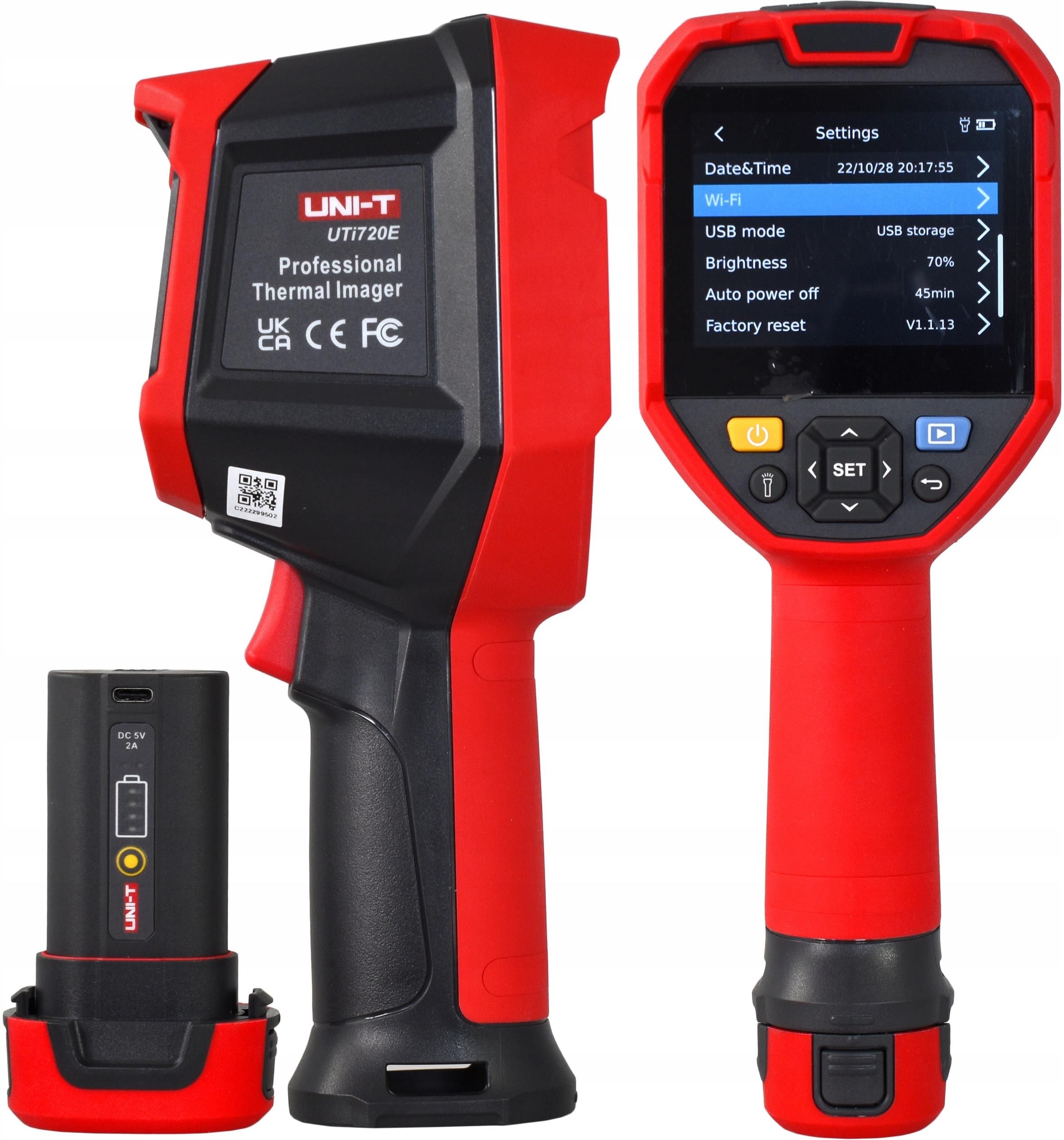 Cámara Térmica WiFi UNI-T UTi7 - Thermal Imaging Camera 256X192 reseña y precio