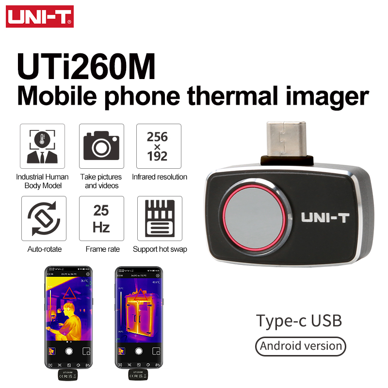 Cámara termográfica UNI-T para - Thermal Imaging Camera 256X192 reseña y precio