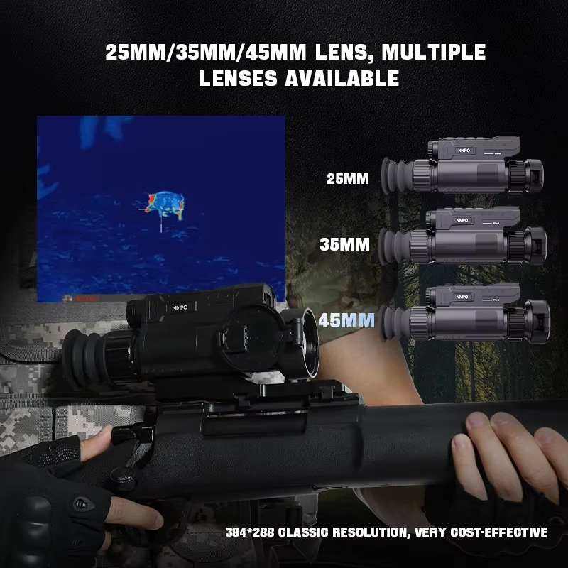 TRS-325LRF 384X288 Resolución  - Hunting Thermal Imaging Scope reseña y precio
